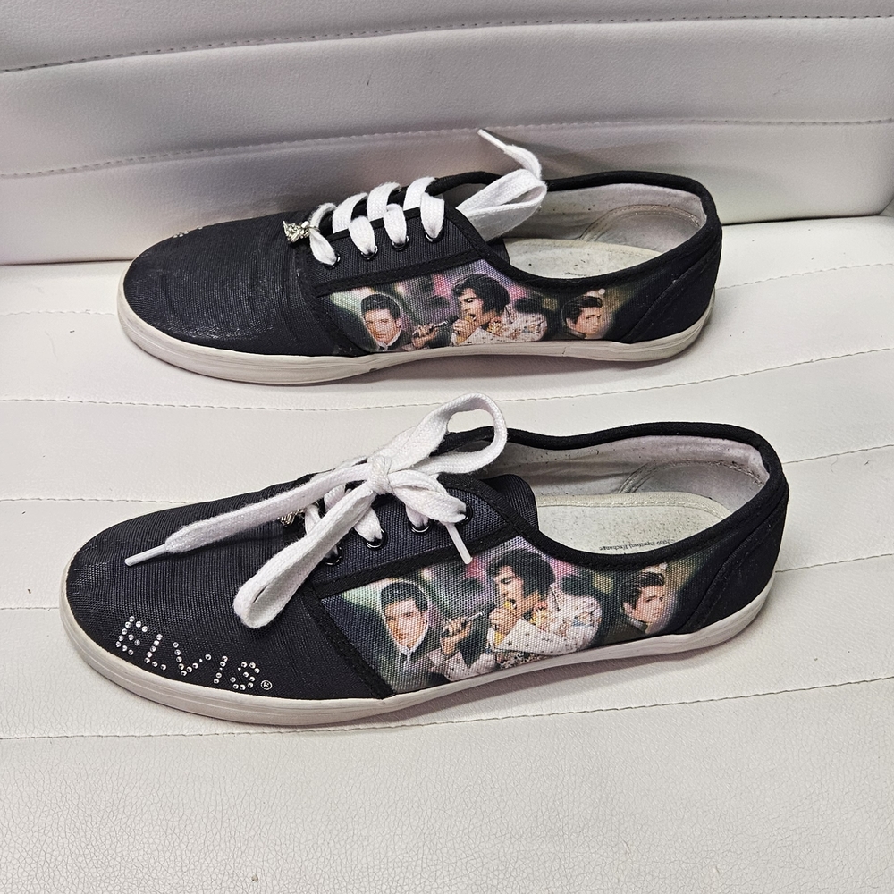 Elvis The Bradford Exchange Sneakers Womens Sz 8.5